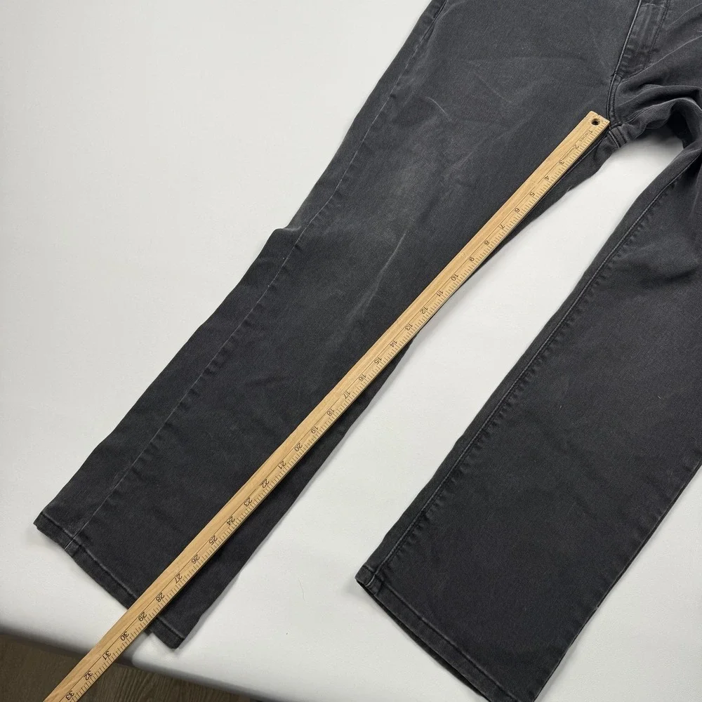 Mott & Bow Jeans Mens 32x30 Dark Wash Black Straight Leg Stretch Denim Pants